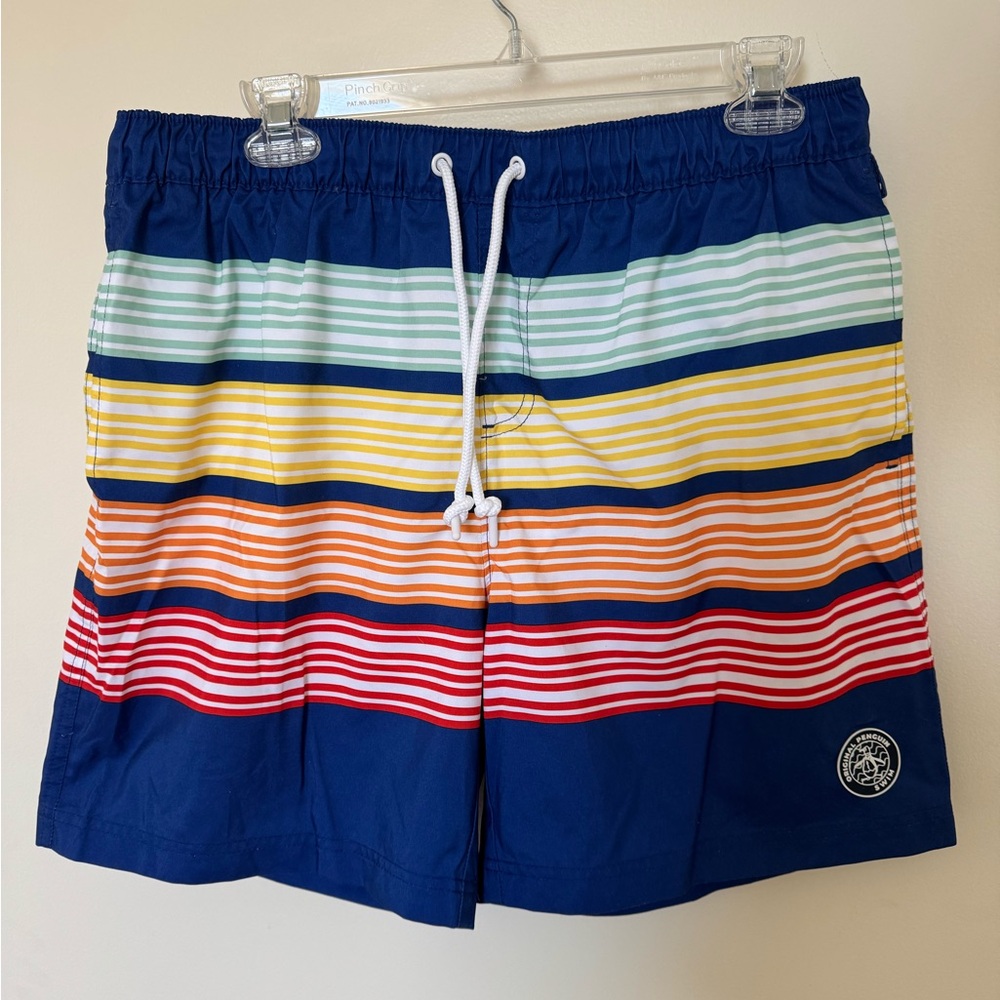 Original Penguin Navy Swim Shorts